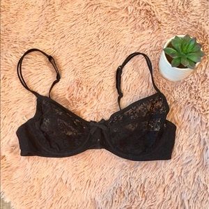 $12 SALE!! black lace bra